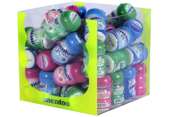 Mentos white menthe douce, chewing-gum mentos bottle