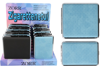 B.12 étuis plat à cigarette 12/20 cigarettes ZORR