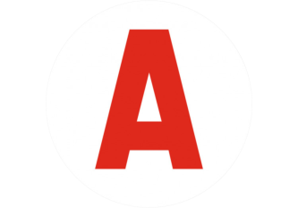 Sachets 10 disques magnétiques "A" JEUNE CONDUCTEUR