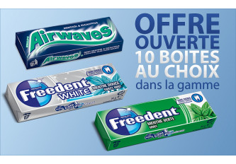 30 Etuis Airwaves Chewing Gum Cassis - Accueil - Milleproduits