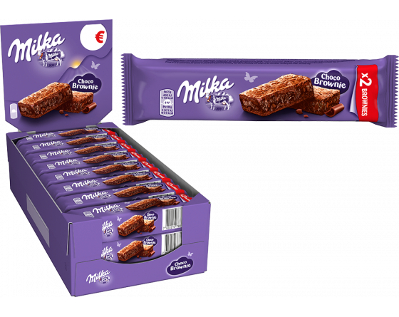 B.24 CHOCO BROWNIE MILKA 50GR - CHOCOLAT KRAFT / SUCHARD - Barres ...