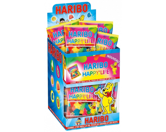 B.30 SACHETS HARIBO HAPPY LIFE - SACHETS 40gr HARIBO - Bonbons Gélifiés ...