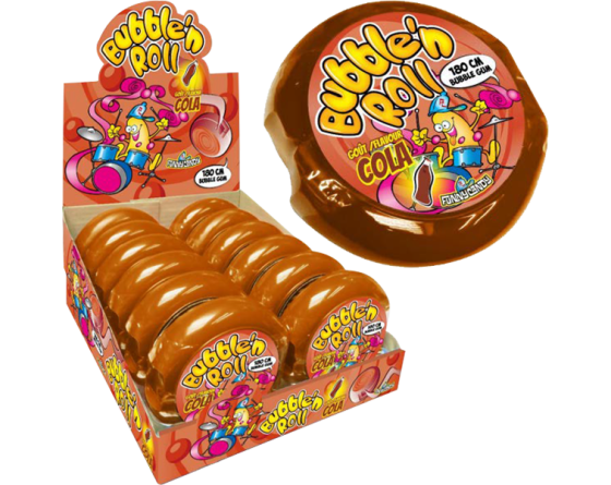 B.12 Bubble N'Roll Cola - GUM LUDIQUE - Chewing Gum - Confiserie - Protabac