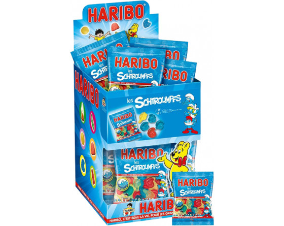 B.30 SACHETS SCHTROUMPFS - SACHETS 40gr HARIBO - Bonbons Gélifiés ...